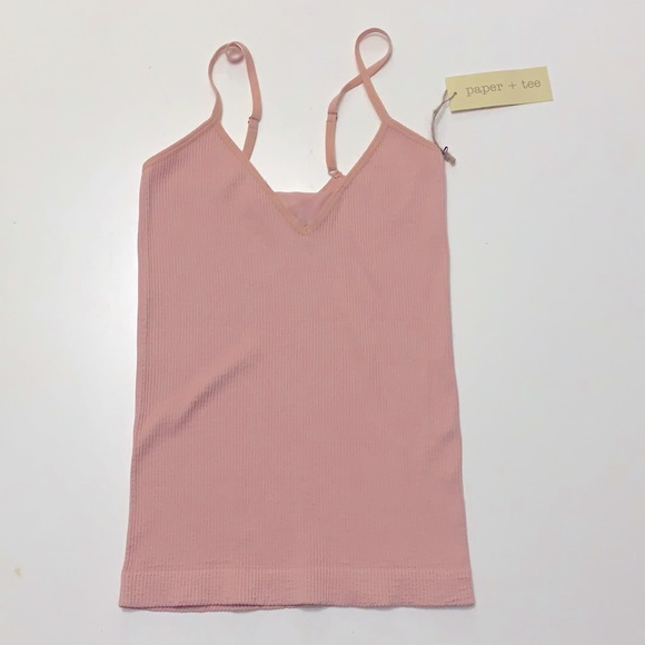 Brand new Pink adjustable strap tank / camisole - Picture 1 of 6